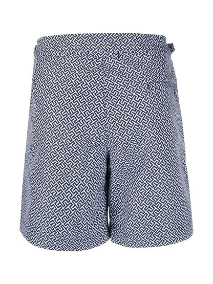 Geometric Print Swim Shorts