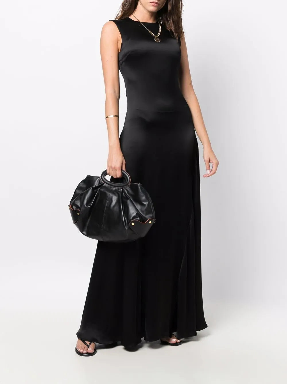 Side-Panel Long Dress