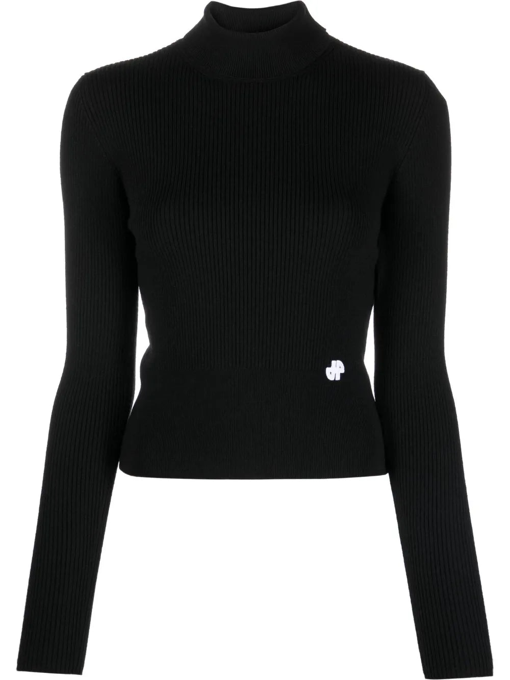 Ribbed-Knit Turtle-Neck Jumper