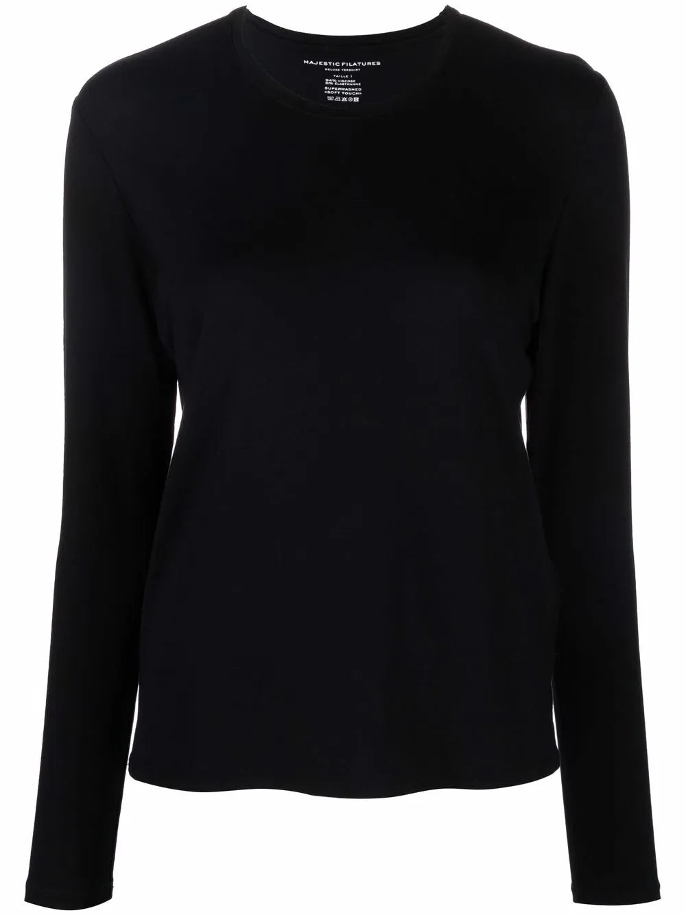 Finished-Edge Long-Sleeved T-Shirt