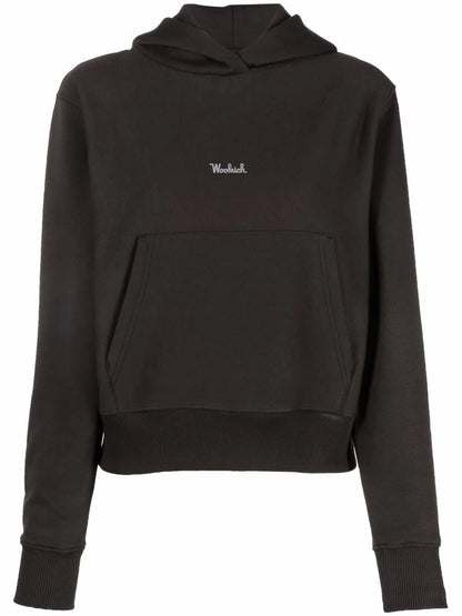 Logo-Print Cotton-Blend Hoodie