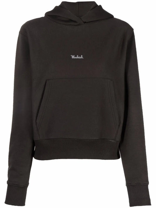 Logo-Print Cotton-Blend Hoodie