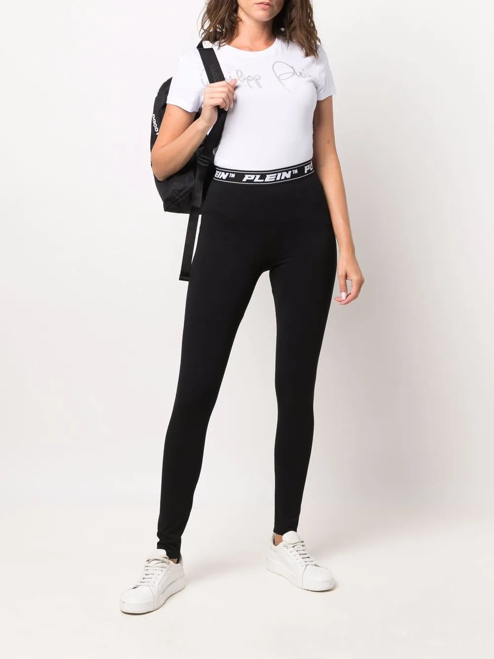 Logo-Waistband Leggings