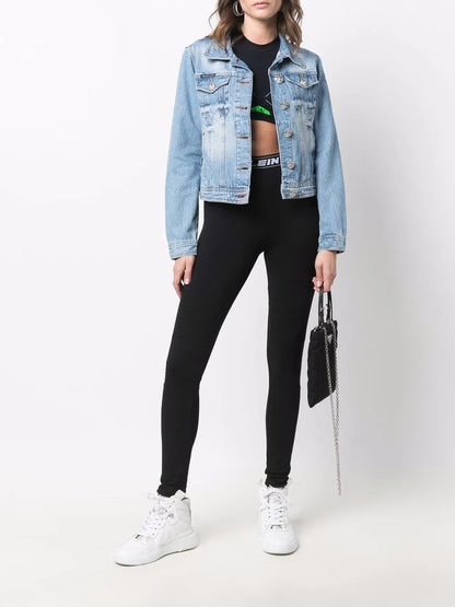 Logo-Waistband Leggings