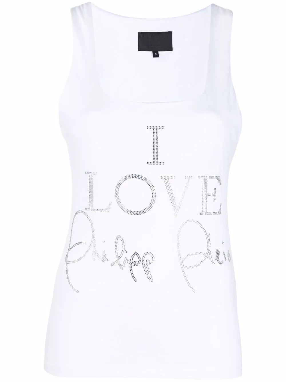 Crystal-Embellished Tank Top