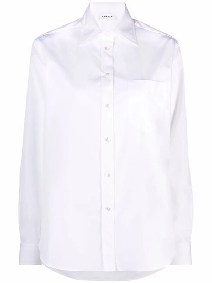 Chest-Pocket Cotton Shirt