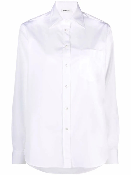 Chest-Pocket Cotton Shirt