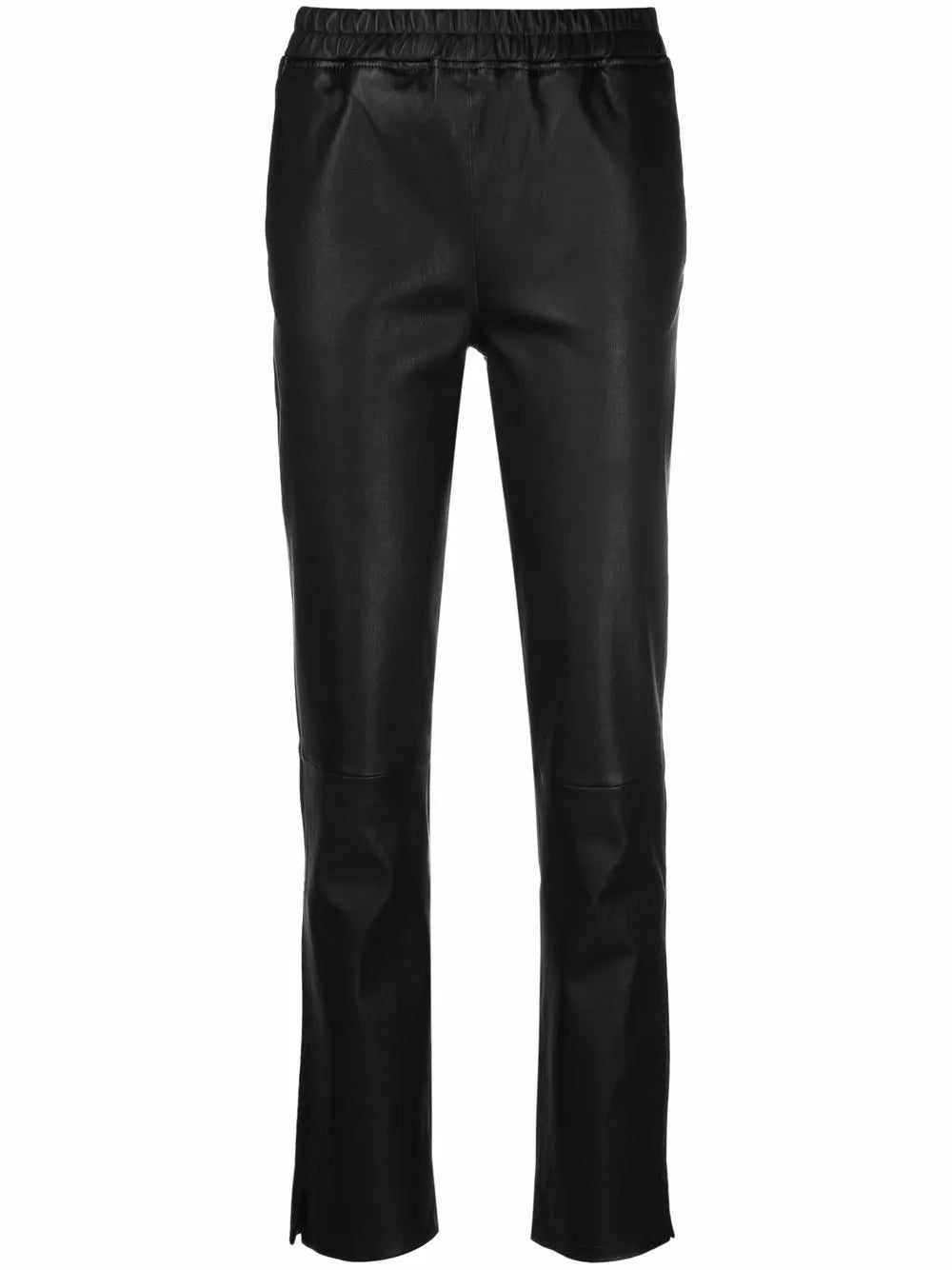 Lambskin Drawstring-Waist Trousers