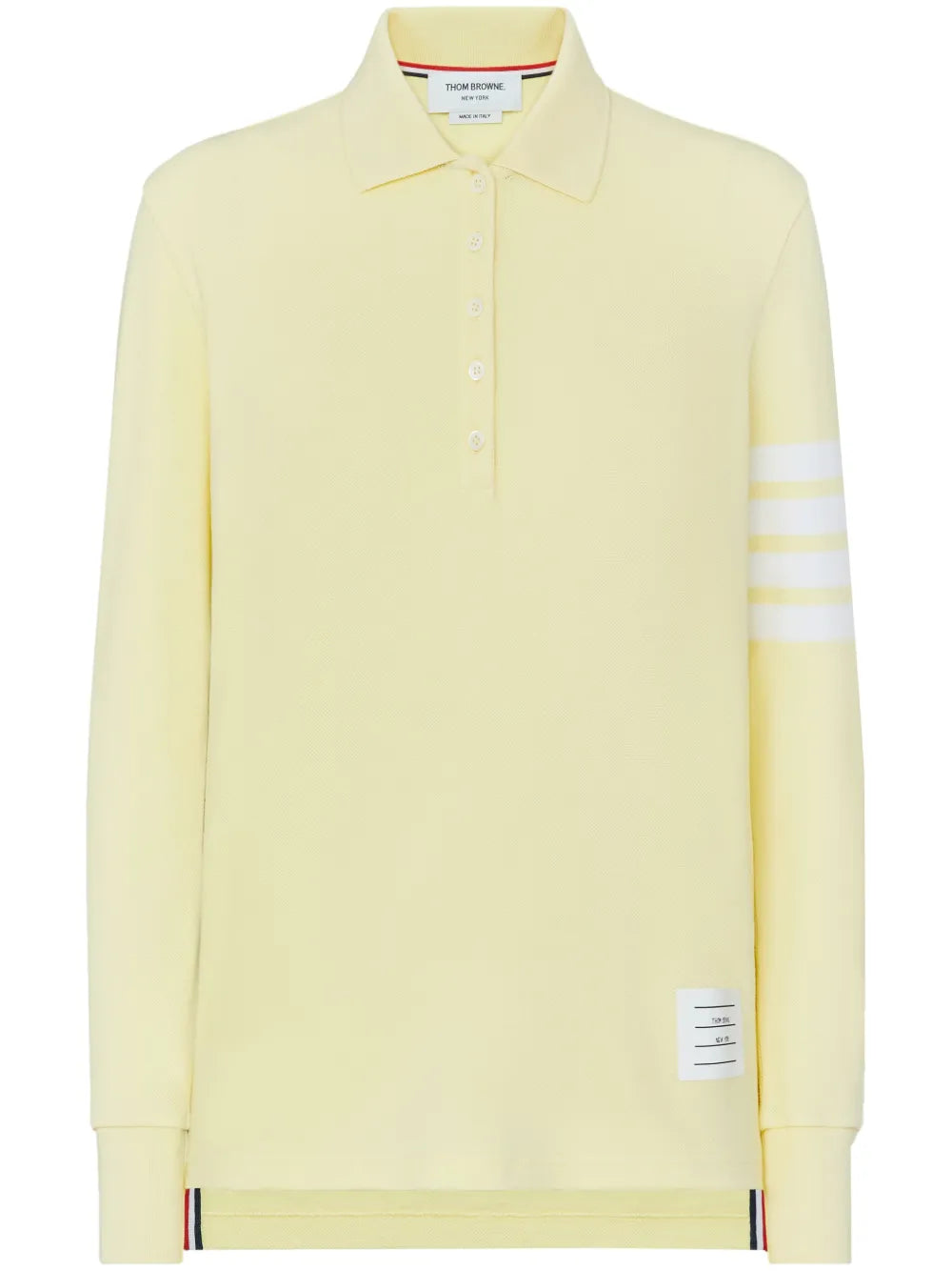 4-Bar Long-Sleeved Polo Top