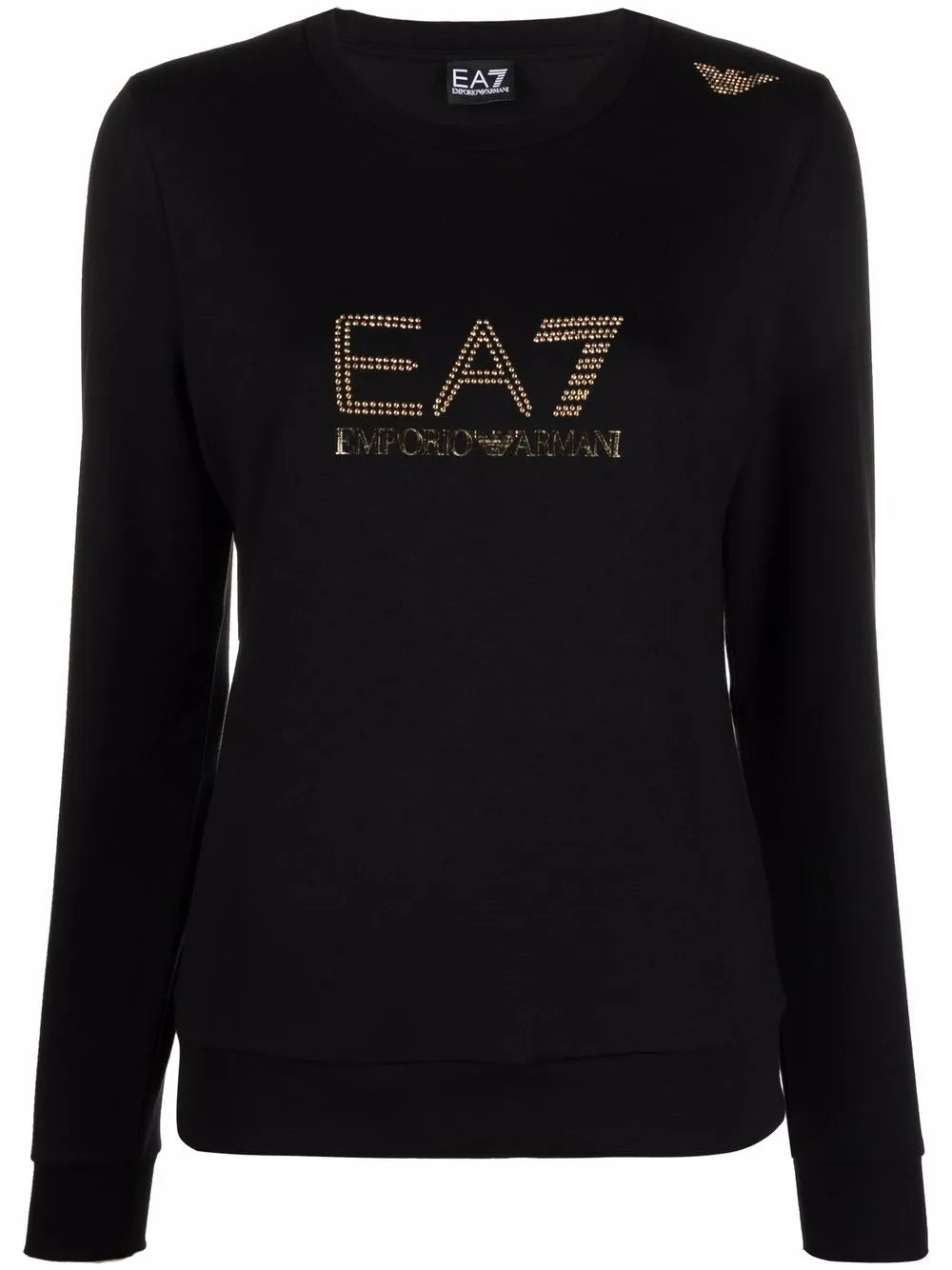 Stud-Detail Long-Sleeved T-Shirt