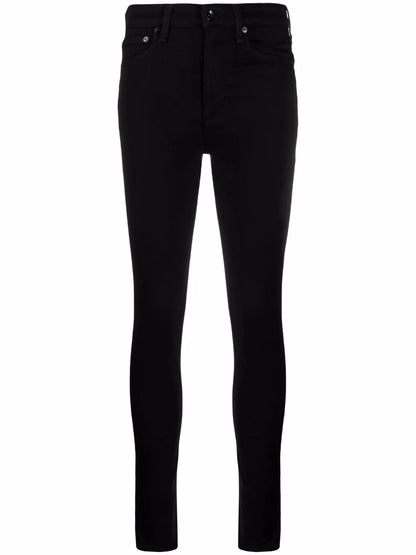 High-Waisted Slim Fit Jeans