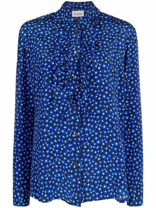 Ruffle-Trim Shirt