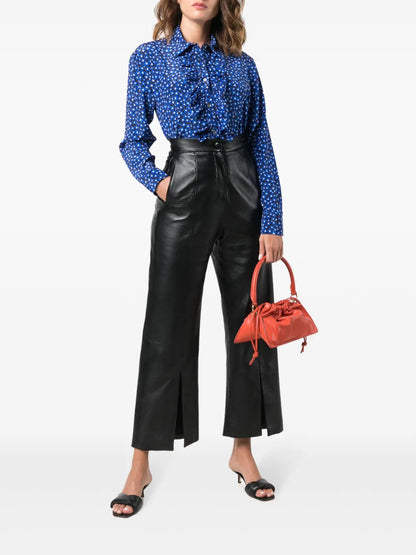 Ruffle-Trim Shirt