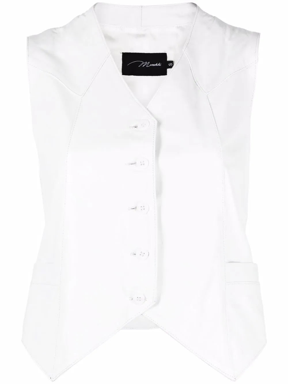 Button-Down Sleeveless Vest