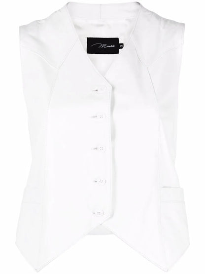 Button-Down Sleeveless Vest