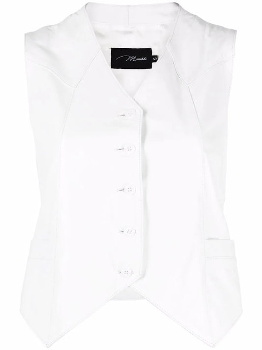 Button-Down Sleeveless Vest