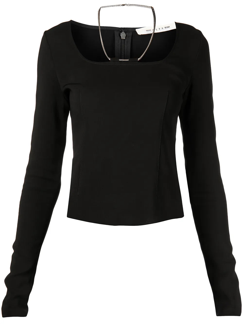 Chain-Link Long-Sleeved Top