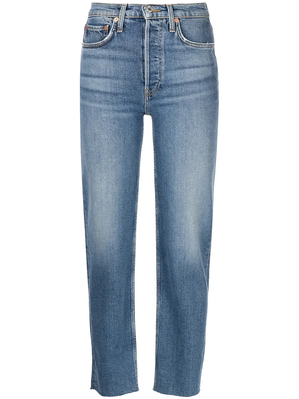 Stobe Pipe High-Rise Straight Jeans
