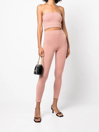 Strapless Cropped Top