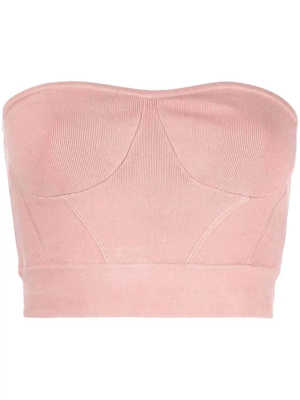 Strapless Cropped Top
