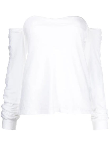 Off-Shoulder Long Sleeve Top