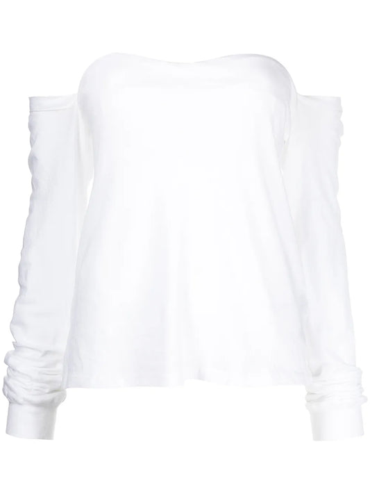 Off-Shoulder Long Sleeve Top