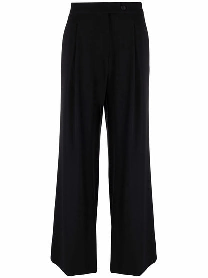High-Waist Wide-Leg Trousers