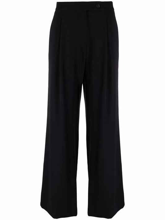 High-Waist Wide-Leg Trousers