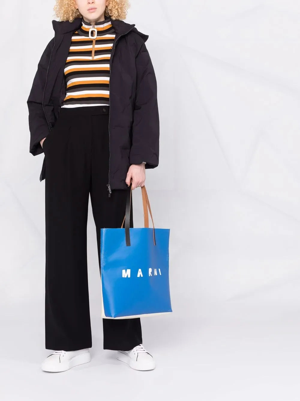 High-Waist Wide-Leg Trousers