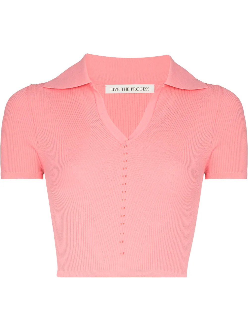 Atlas Cropped Polo Top