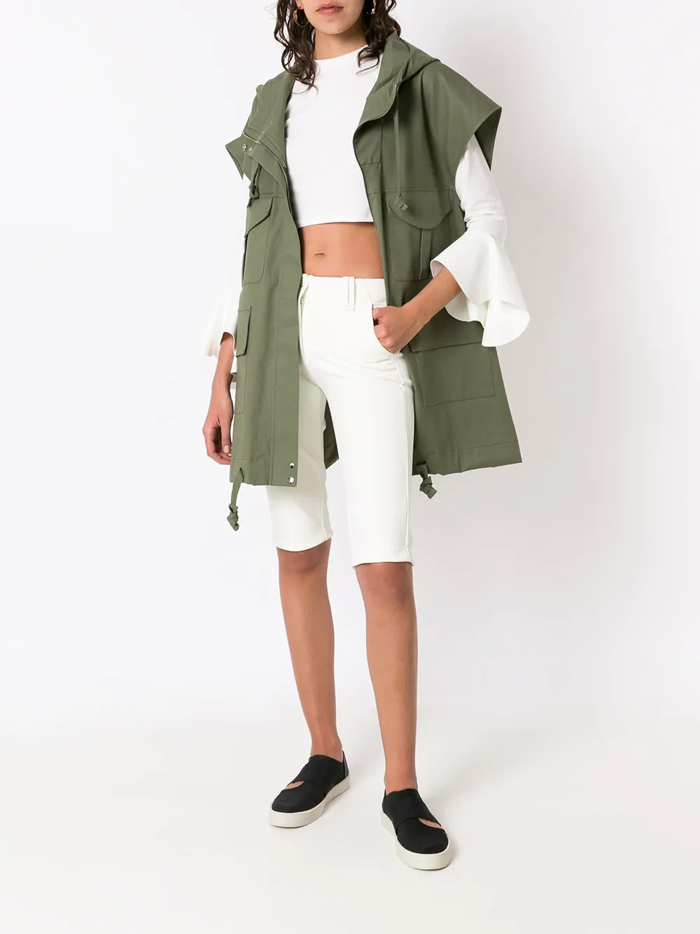 Knee-Length Bermuda Shorts