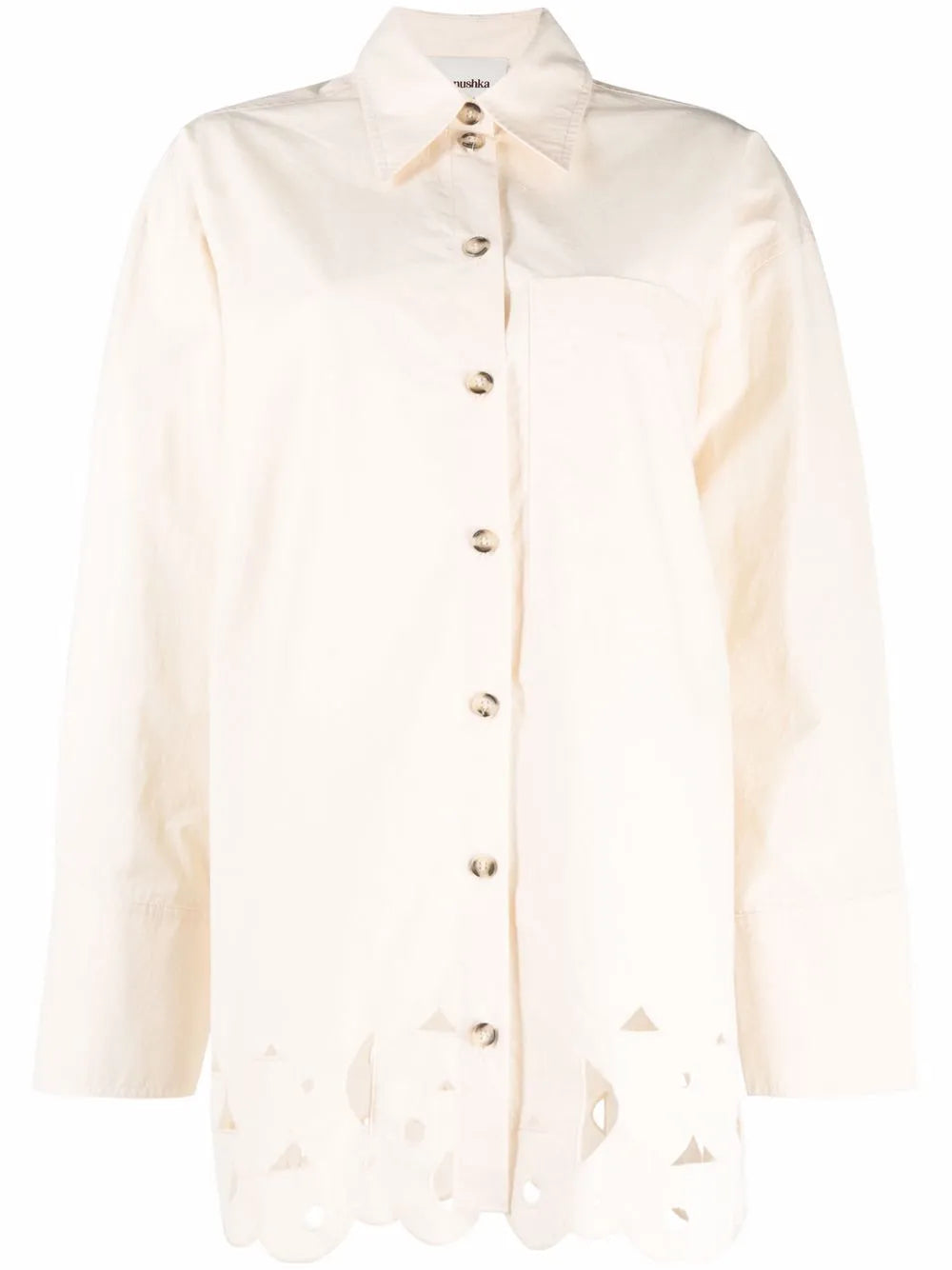 Perforated Cotton Shirt