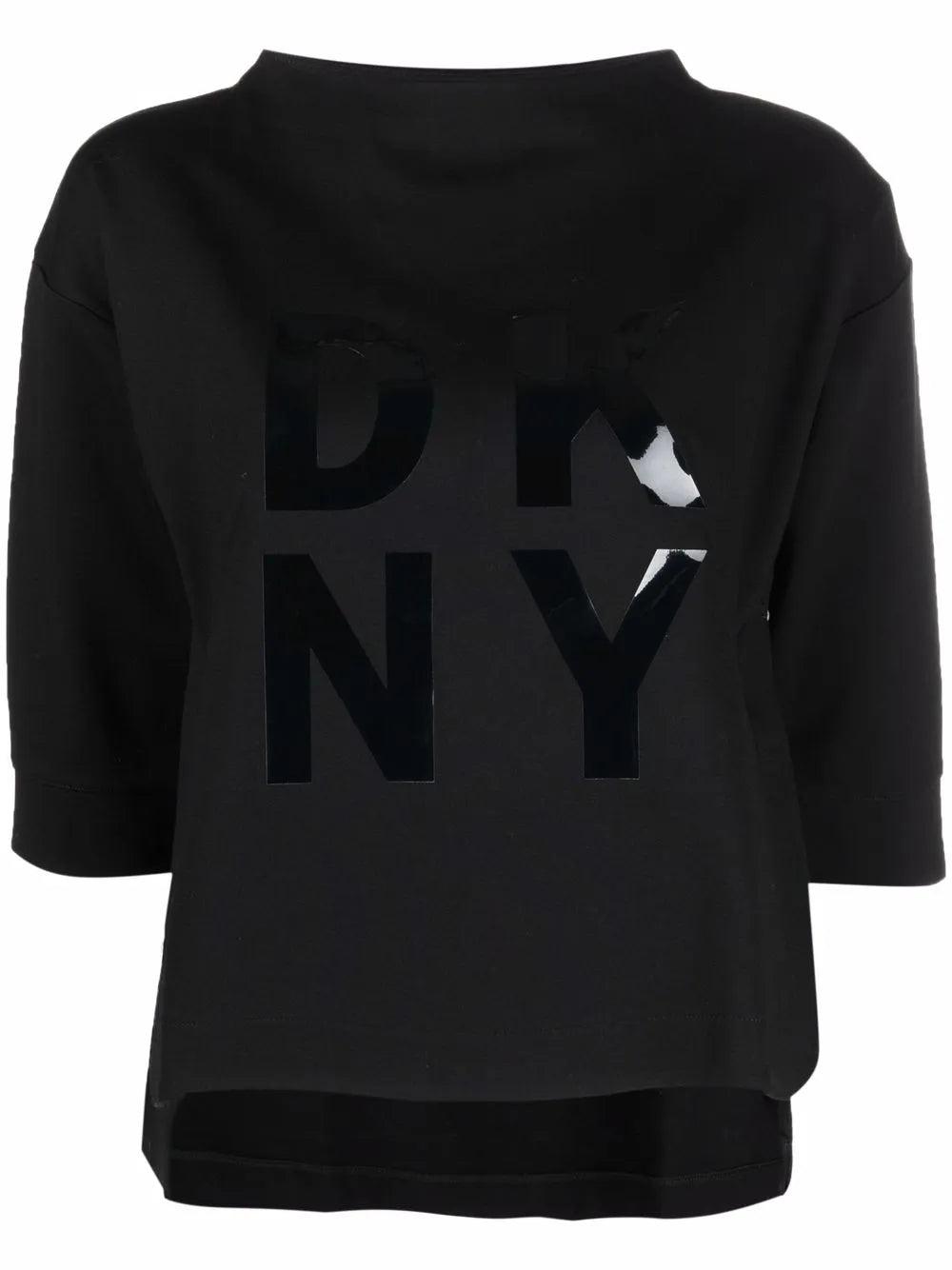 Logo-Print Cropped Sweatshirt