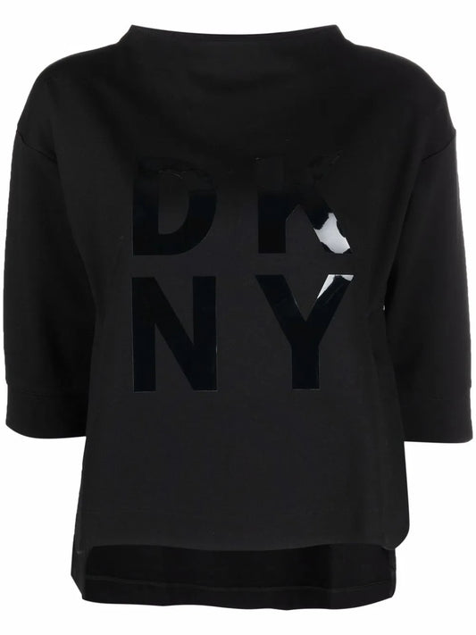 Logo-Print Cropped Sweatshirt
