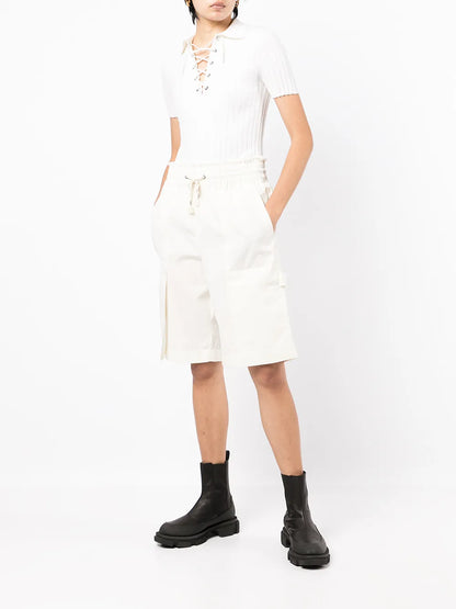 Drawstring Track Shorts