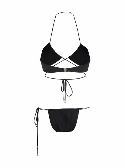 Halterneck Bikini Set
