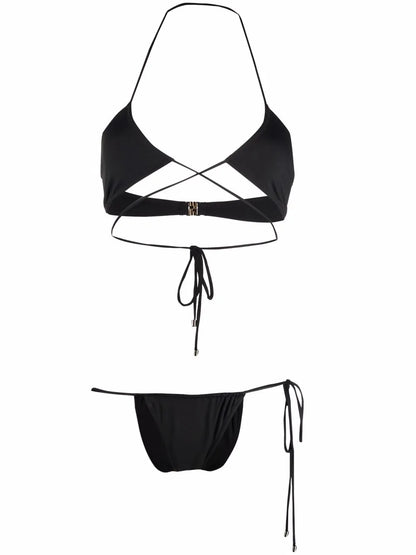 Halterneck Bikini Set