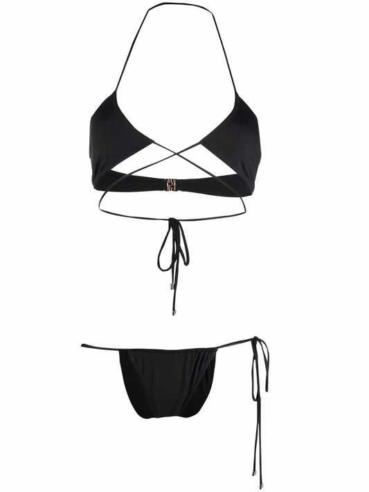 Halterneck Bikini Set
