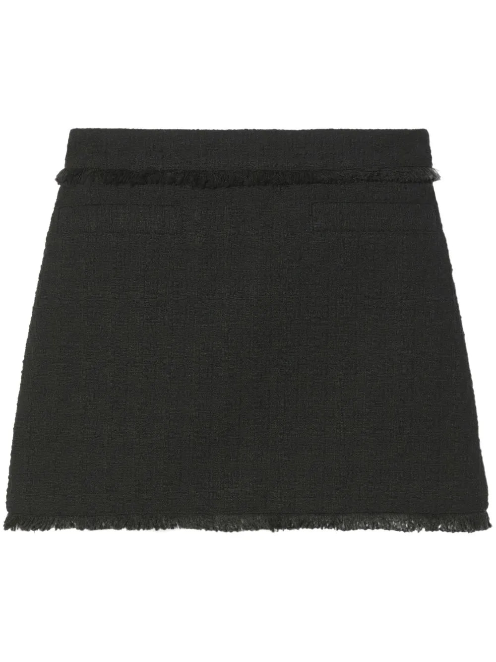 Tweed Knitted Mini Skirt