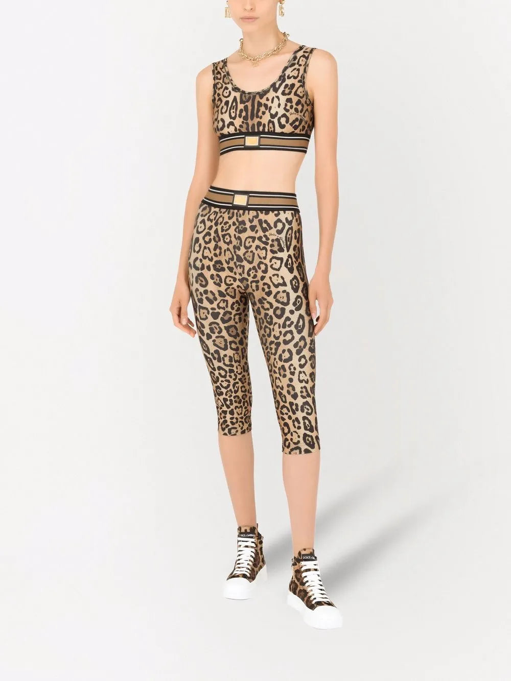 Leopard-Print Crop Top