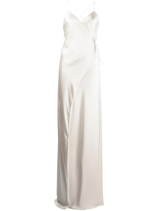 Wrap Silk Gown