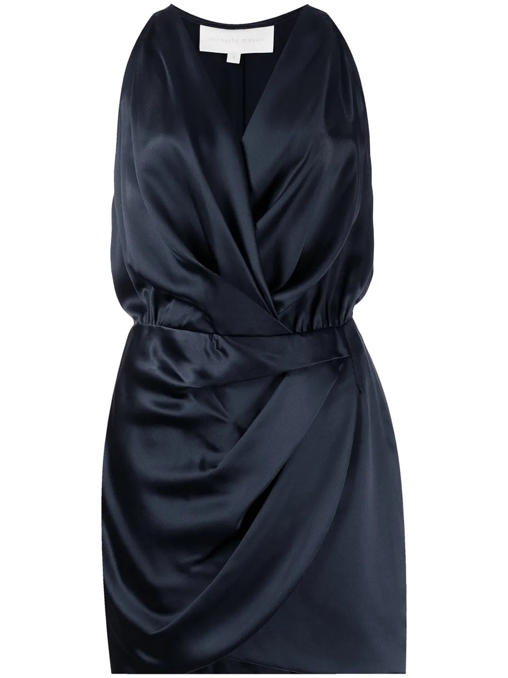 Halter Silk Mini Dress