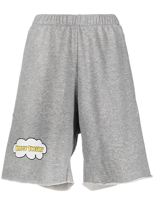 Logo-Print Track Shorts