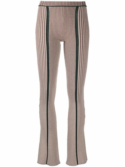 Striped Flared Leggings