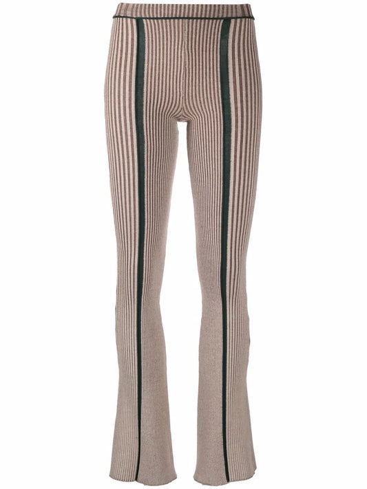 Striped Flared Leggings