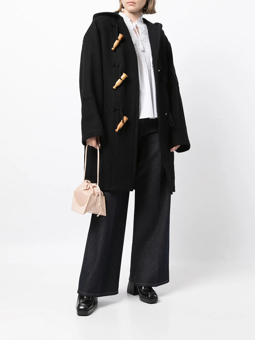 Cashmere-Wool Duffle Coat
