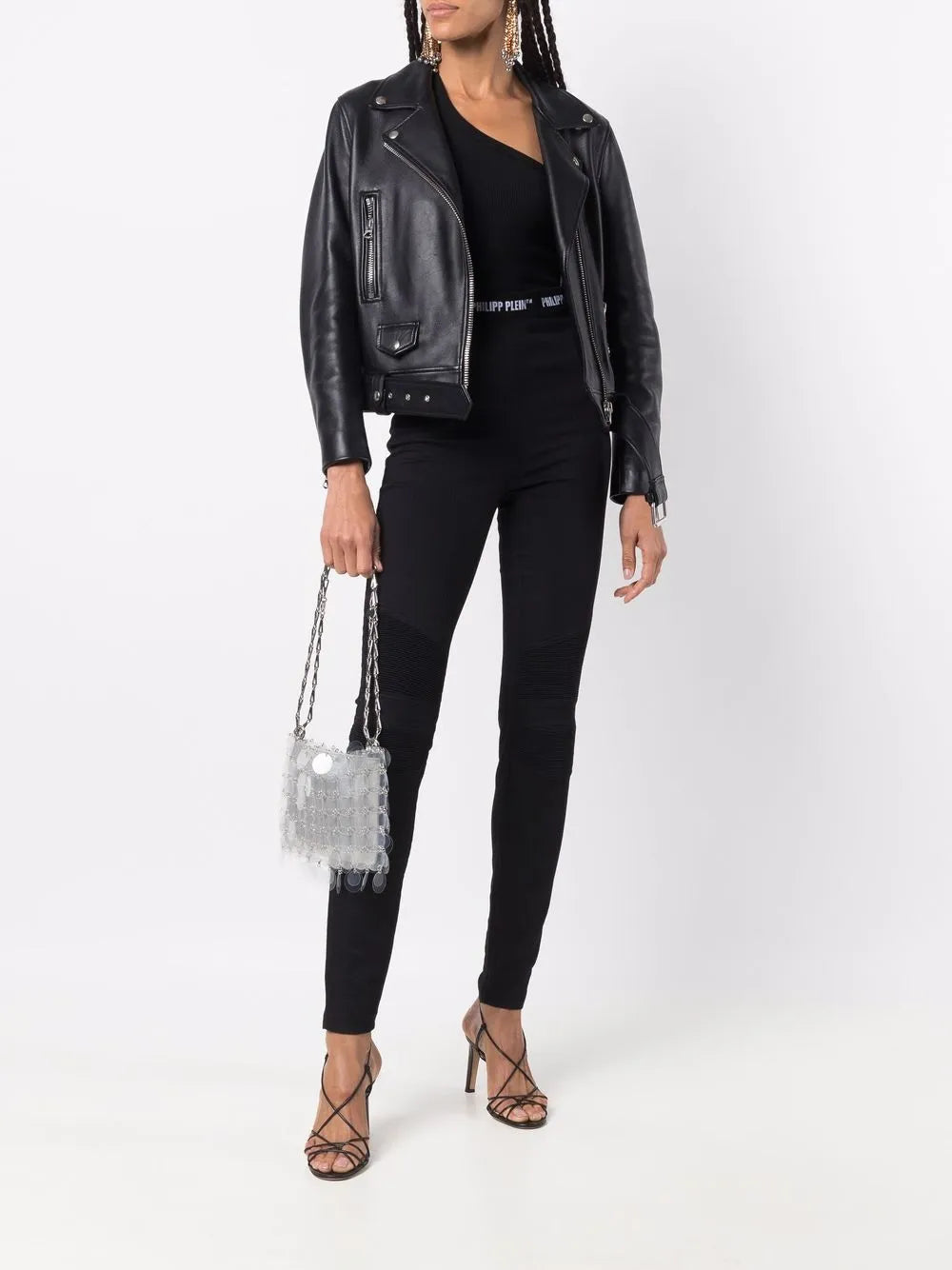 Logo-Waistband Jeggings