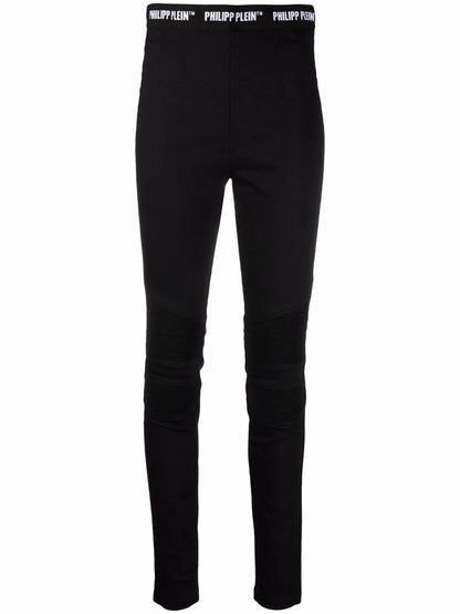 Logo-Waistband Jeggings