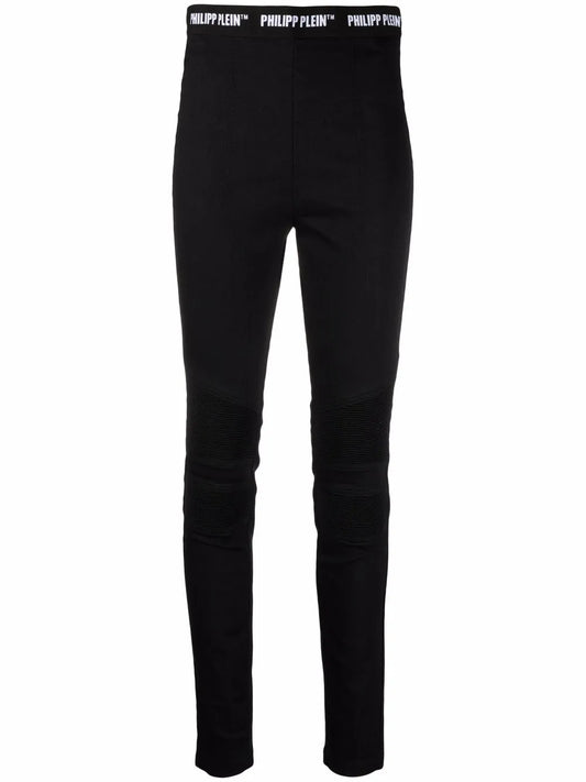 Logo-Waistband Jeggings