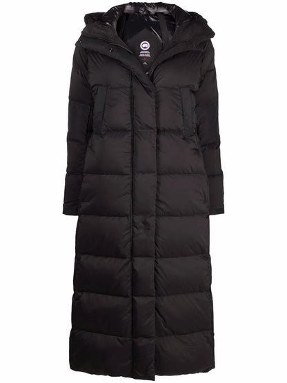 Quilted-Finish Down Coat